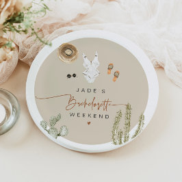 JADEボホデザートカボススコッツデール前のベール ペーパープレート