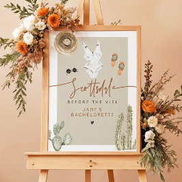 JADEボホデザートカボススコッツデール前のベール ポスター