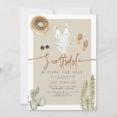 JADEボホデザートカボススコッツデール前のベール 招待状 (正面)