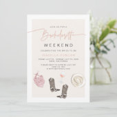 JADEワイン女性のカーボーイ国バチェロレッテの旅程 招待状 (スタンド正面)