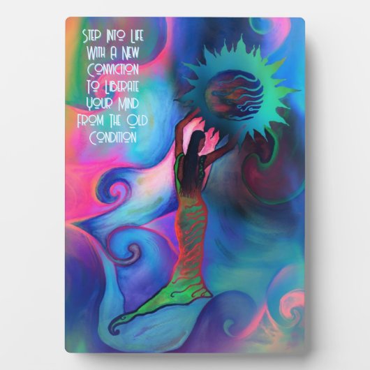 JADE解放卓上プレートとイーゼル フォトプラーク (正面)