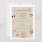 JADE ボヘミアンナパ ワインカントリー バチェロレッテ 招待状 (裏面)