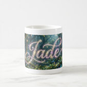 Jade cosmic flowers コーヒーマグカップ (中央)