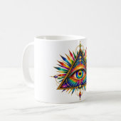 Jade Dawn Triangle Coffee Mug コーヒーマグカップ (正面左)