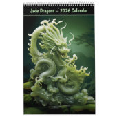 Jade Dragons – 2026 Calendar カレンダー (カバー)