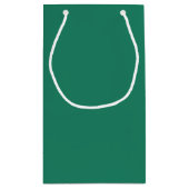 Jade Greenが渦巻きファンシー写真フレーム スモールペーパーバッグ (裏面)