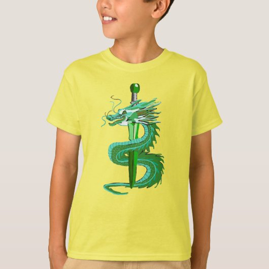 Jade Guardian Dragon Blade Tシャツ (正面)