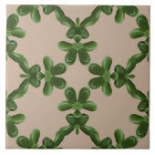 Jade Lattice in Beige タイル (正面)