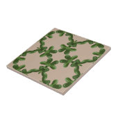 Jade Lattice in Beige タイル (側面)