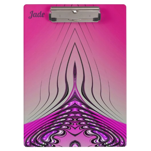 JADE to 3D!～ピンクパープルとブラックオリジナル～ クリップボード (正面)