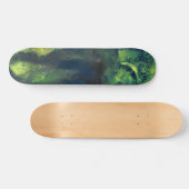 Jaded Lover 1 Deep Green Abstract Skateboard Deck スケートボード (横)