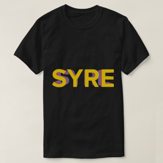 Jaden Smith - SYRE (文字のみ)クラシックTシャツ Tシャツ (デザイン正面)