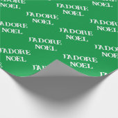 J'adoreノールクリスマスラッピング紙 ラッピングペーパー (角)