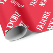 J'adoreノールクリスマスラッピング紙 ラッピングペーパー (ロールコーナー)