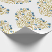 J'adore.アドレ秋。紅葉とブルーベリー ラッピングペーパー (角)