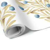 J'adore.アドレ秋。紅葉とブルーベリー ラッピングペーパー (ロールコーナー)