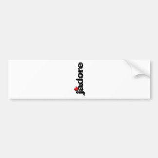 jadore バンパーステッカー