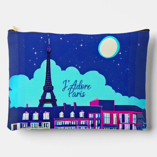 J'adore Paris -ファンタジーパリ満月の下 アクセサリーポーチ (正面)