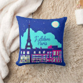 J'adore Paris -ファンタジーパリ満月の下 クッション (Blanket)
