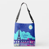 J'adore Paris -ファンタジーパリ満月の下 クロスボディバッグ (裏面)