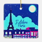 J'adore Paris -ファンタジーパリ満月の下 セラミックオーナメント (裏面)