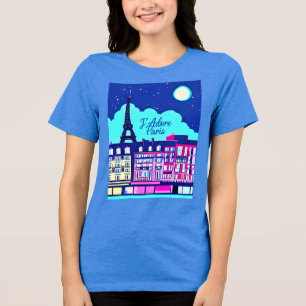 J'adore Paris -ファンタジーパリ満月の下 トライブレンドTシャツ