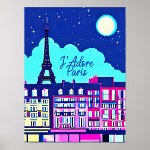 J'adore Paris -ファンタジーパリ満月の下 ポスター
