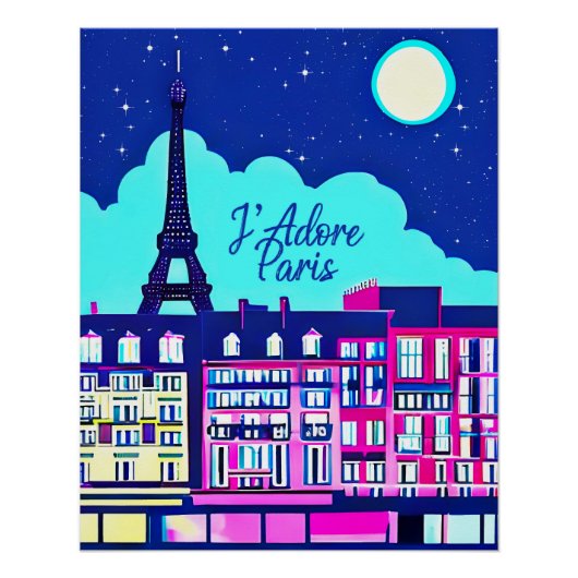 J'adore Paris -ファンタジーパリ満月の下 ポスター (正面)