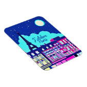 J'adore Paris -ファンタジーパリ満月の下 マグネット (右側)