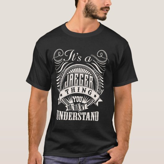 JAEGERの話、あなたにはわからないでしょう JAEGER Tシャツ (正面)