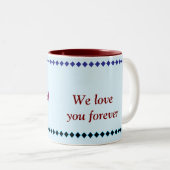 Jafar arabic name– Custom Coffee Cup name ツートーンマグカップ (正面右)