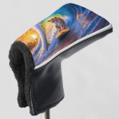 Jagの来デザインを通じてリッチAMeNギル ゴルフヘッドカバー (3/4 正面)