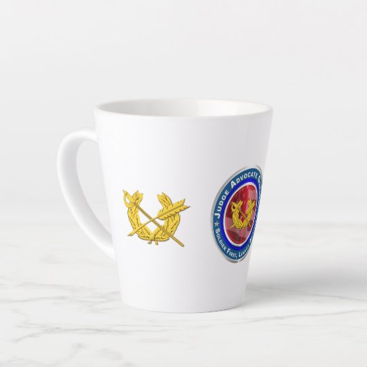 JAG軍事総監支援軍判事 カフェラテマグ (左アングル)