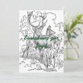 Jagdeinladung 1 招待状 (スタンド正面)