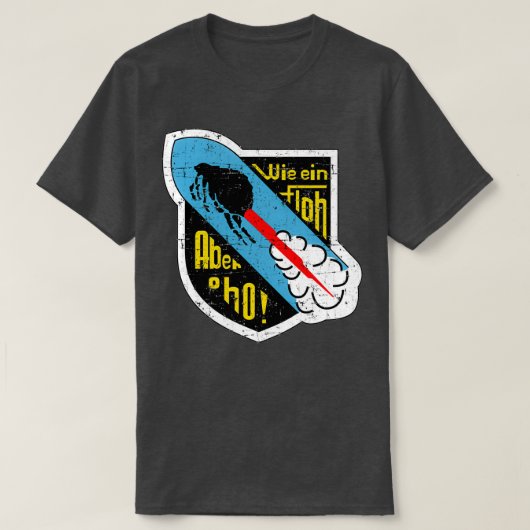 Jagdgeschwader 400 Messerschmitt Me 163 Komet Grun Tシャツ (デザイン正面)