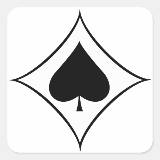 Jagdgeschwader 53 (JG 53) Pik As Insignia スクエアシール (正面)