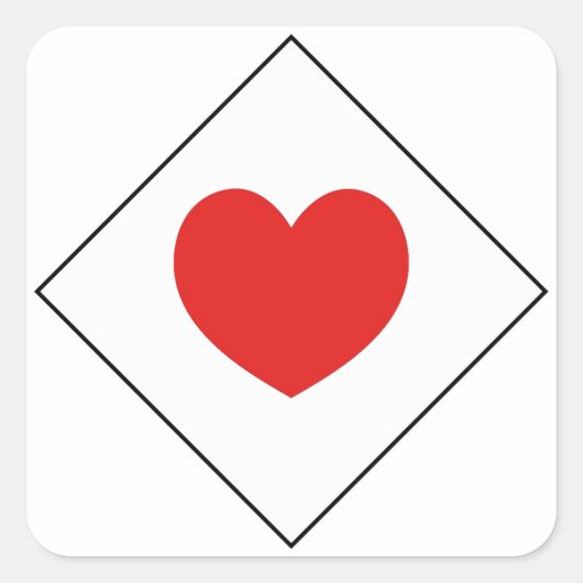 Jagdgeschwader 77 (JG 77) Herz As Insignia スクエアシール (正面)