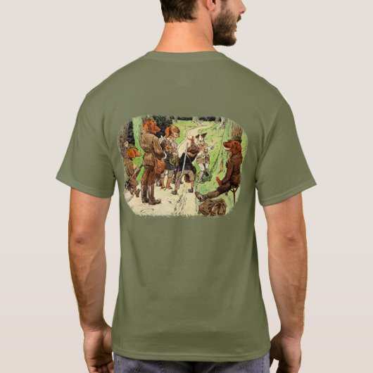 Jagdhunde, huntingdogs tシャツ (裏面)