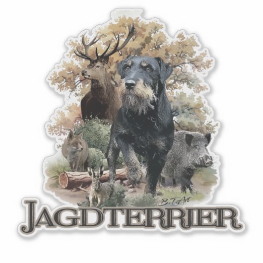 Jagdterrier  シール (正面)