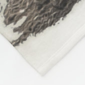 Jagdterrier、ドイツ語狩り・テリア フリースブランケット (角)