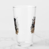 Jagdterrier、ドイツ語狩りTerrier Glass タンブラーグラス (左)