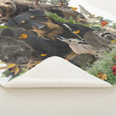 Jagdterrier，ドイツ語狩りTerrier Tapestry Poste シェルパブランケット (3/4)