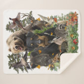 Jagdterrier，ドイツ語狩りTerrier Tapestry Poste シェルパブランケット (正面(横))