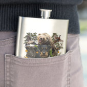 Jagdterrier,ドイツ語狩りTerrier Tapestry Poste フラスク (インサイチュ)