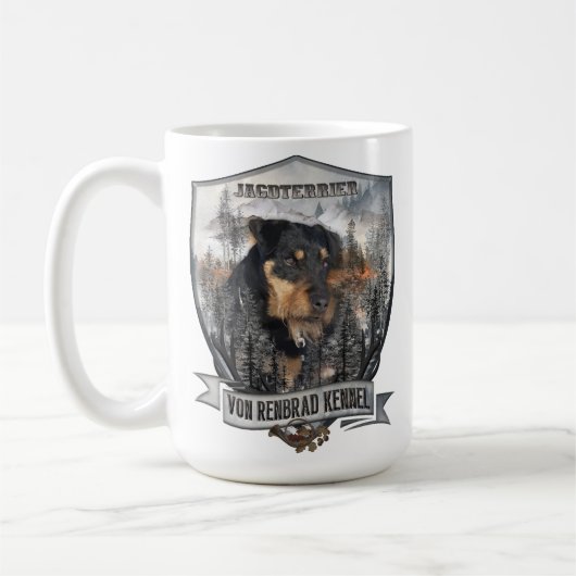 Jagdterrier Apache v. Renbrad コーヒーマグカップ (左)