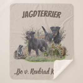 Jagdterrier,,Bo v. Renbrad Kennel."ステッカー紙 シェルパブランケット