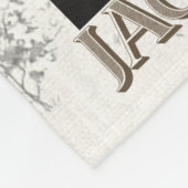 Jagdterrier Dakota v. Renbrad フェイク Canvas Print Ac フリースブランケット (角)