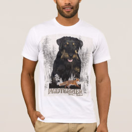 Jagdterrier Dakota v. Renbrad フェイク Canvas Print Ac Tシャツ