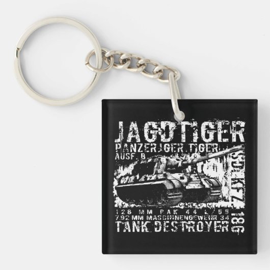 JAGDTIGERのアクリルKeychain キーホルダー (正面)