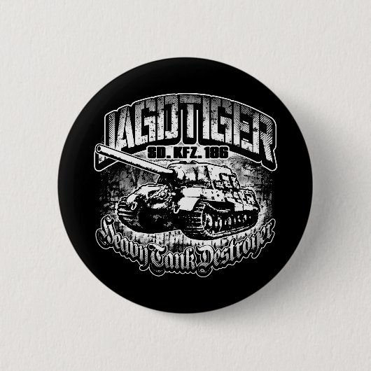JAGDTIGER丸ボタン 缶バッジ (正面)